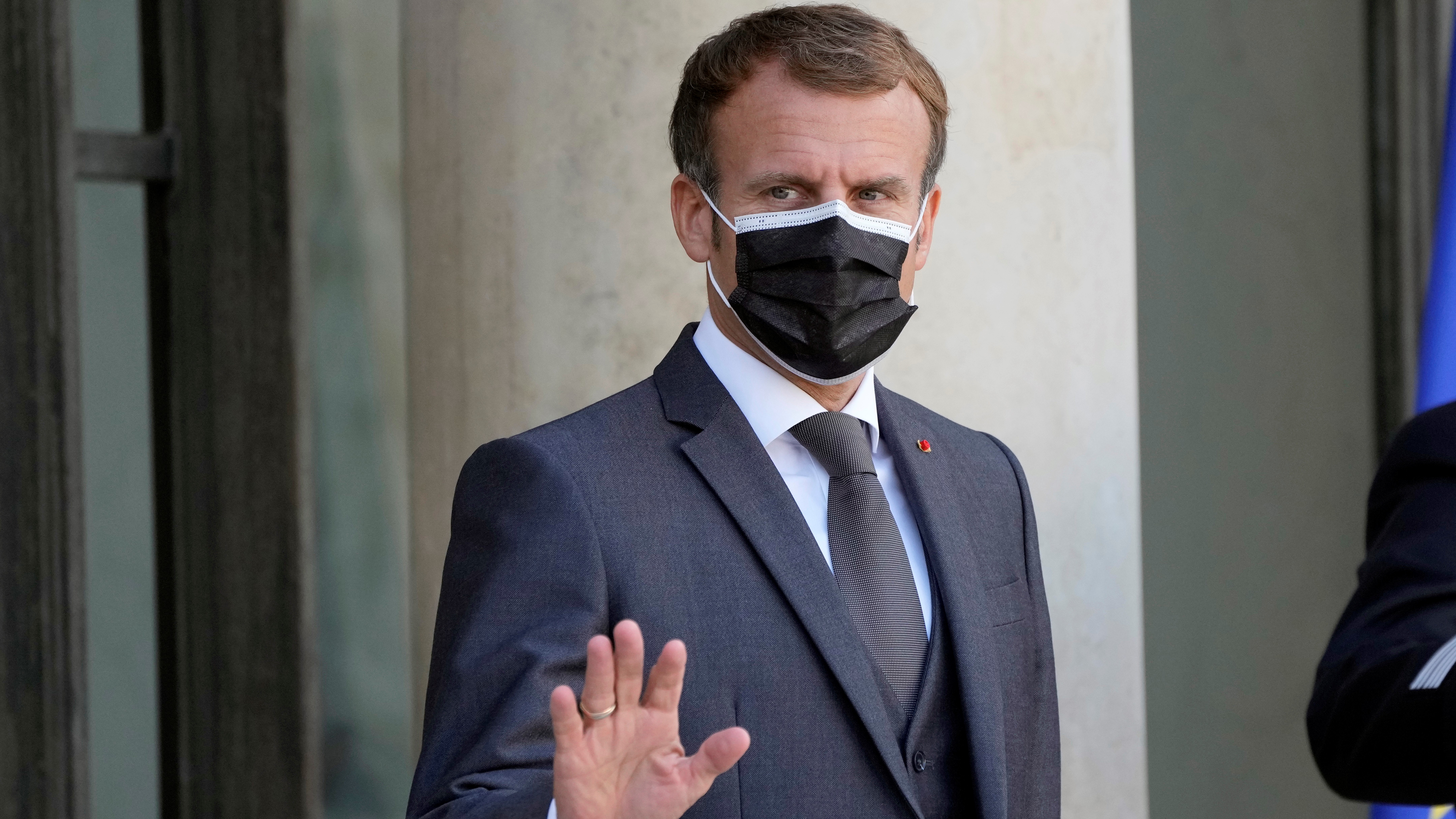 Emmanuel Macron francia elnök&nbsp; (Fotó: MTI/AP/Francois Mori)