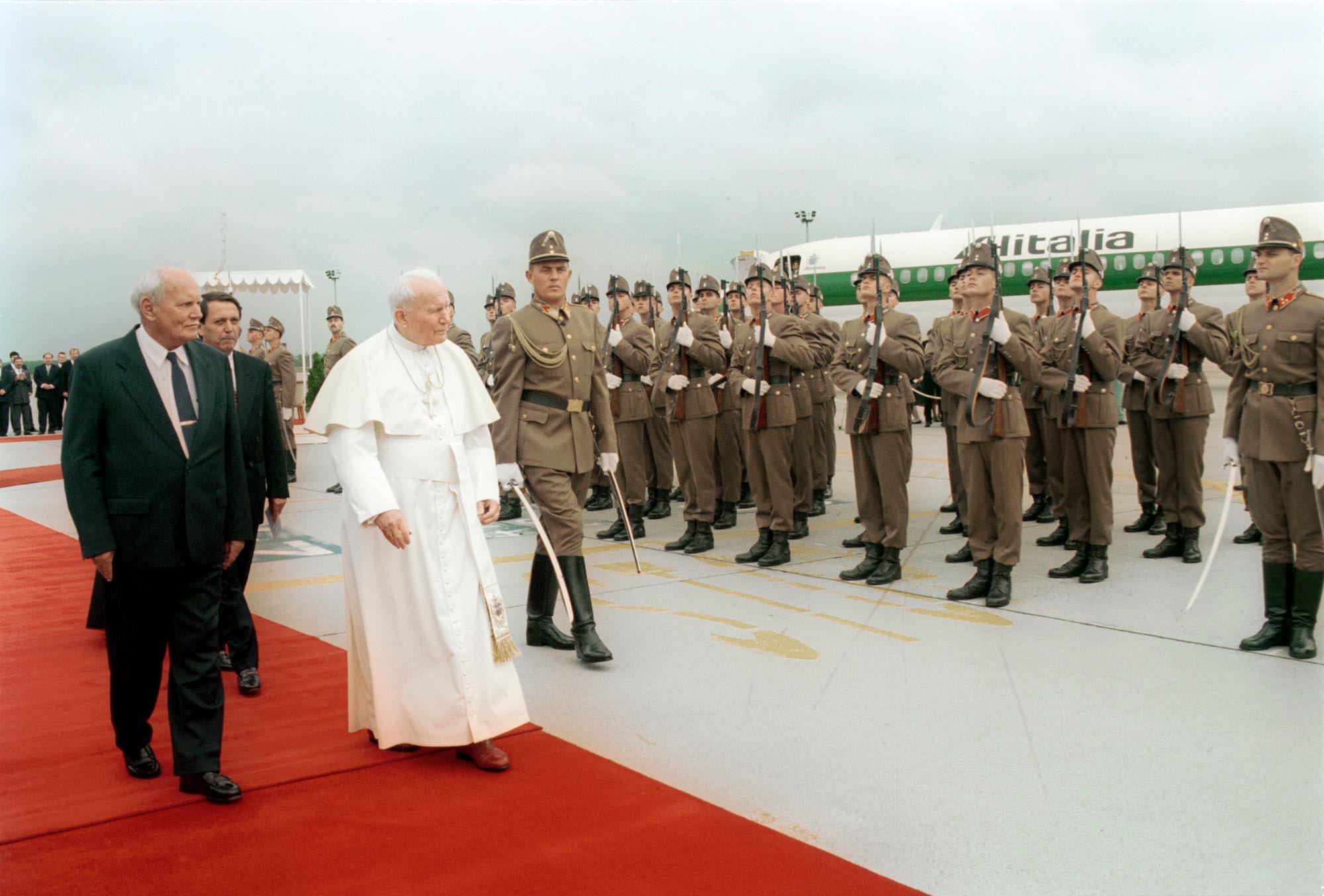 II. János Pál pápa és Göncz Árpád 96-ban