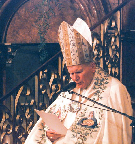 II. János Pál pápa miséje Magyarországon