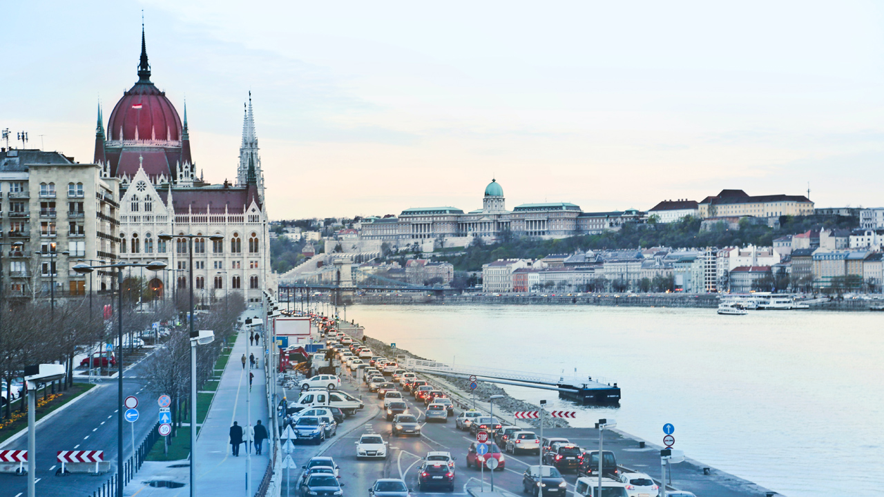 budapest látképet a parlamenttel