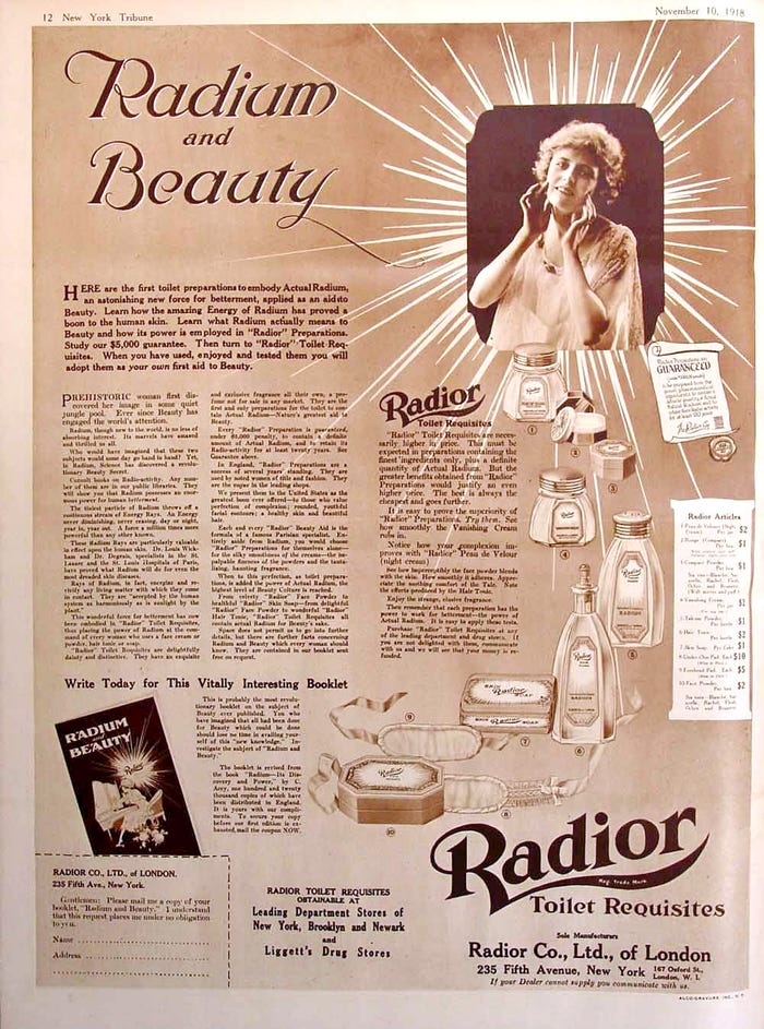 A Radior reklámja 