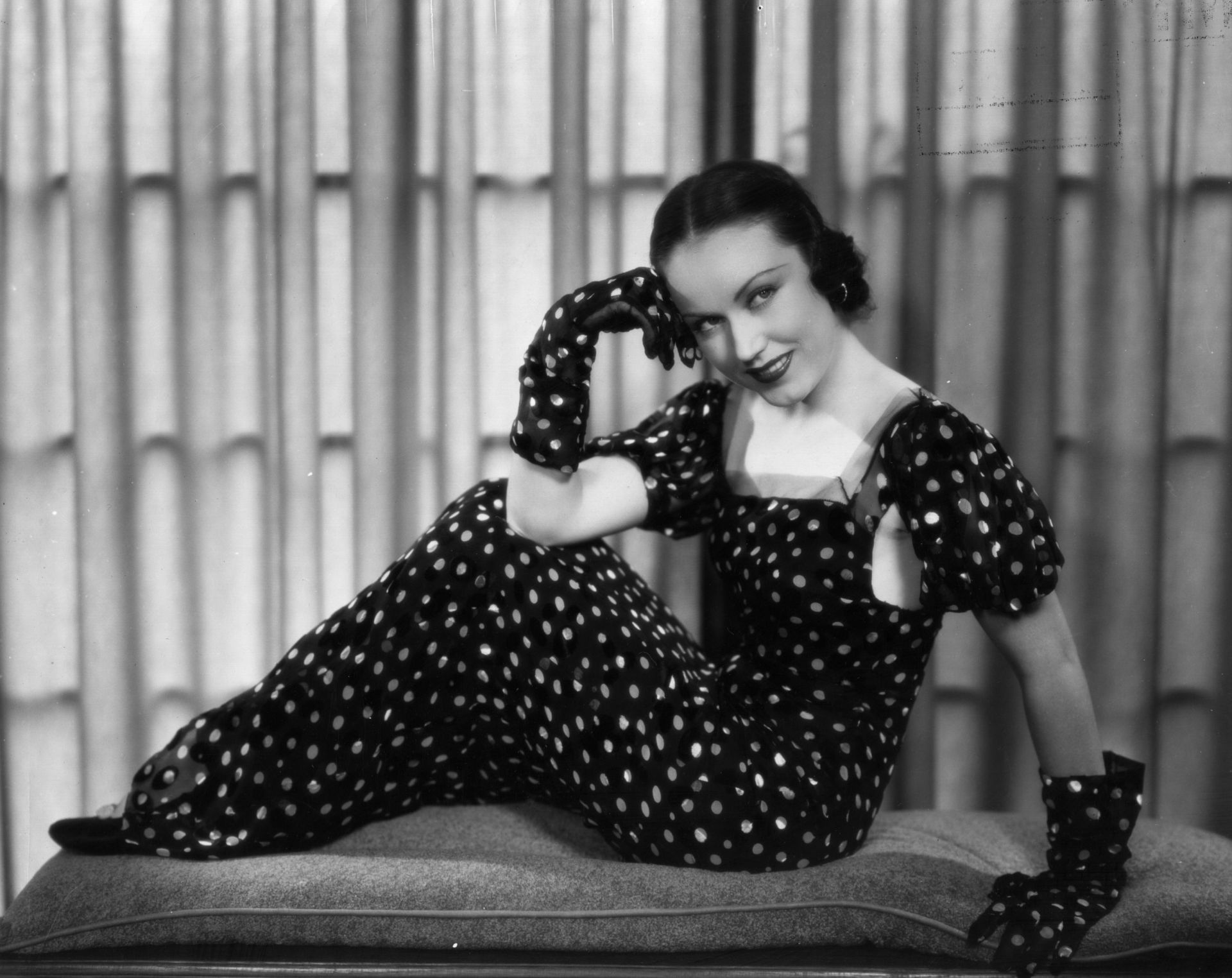 Fay Wray amerikai színésznő fotója 1933 környékéről.