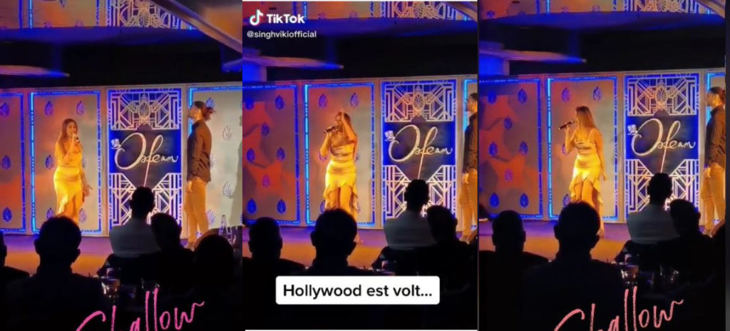 Singh Viki az Orpheumban lépett fel, a Tiktokon osztotta meg az esten készült videóját