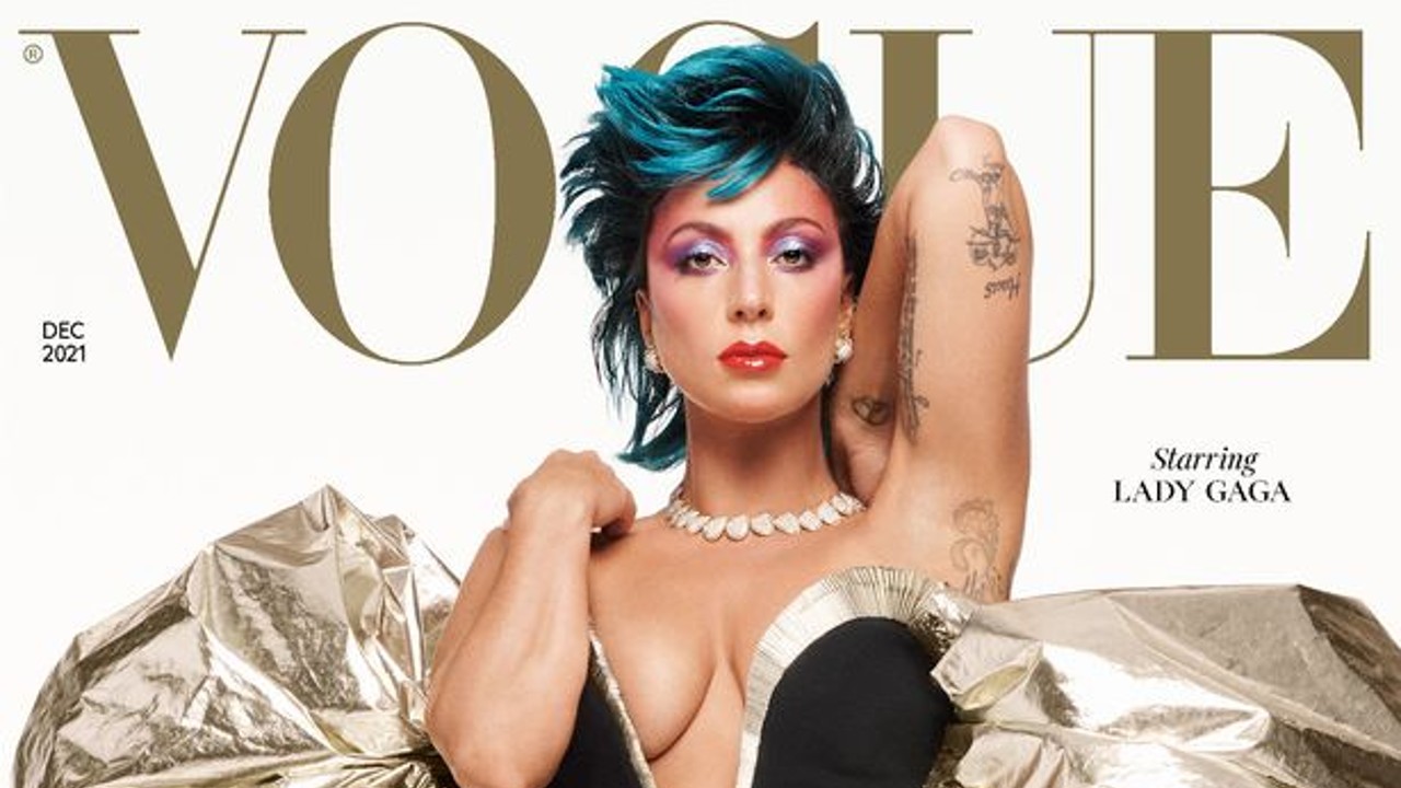 A Voguenak vetkőzött Lady Gaga