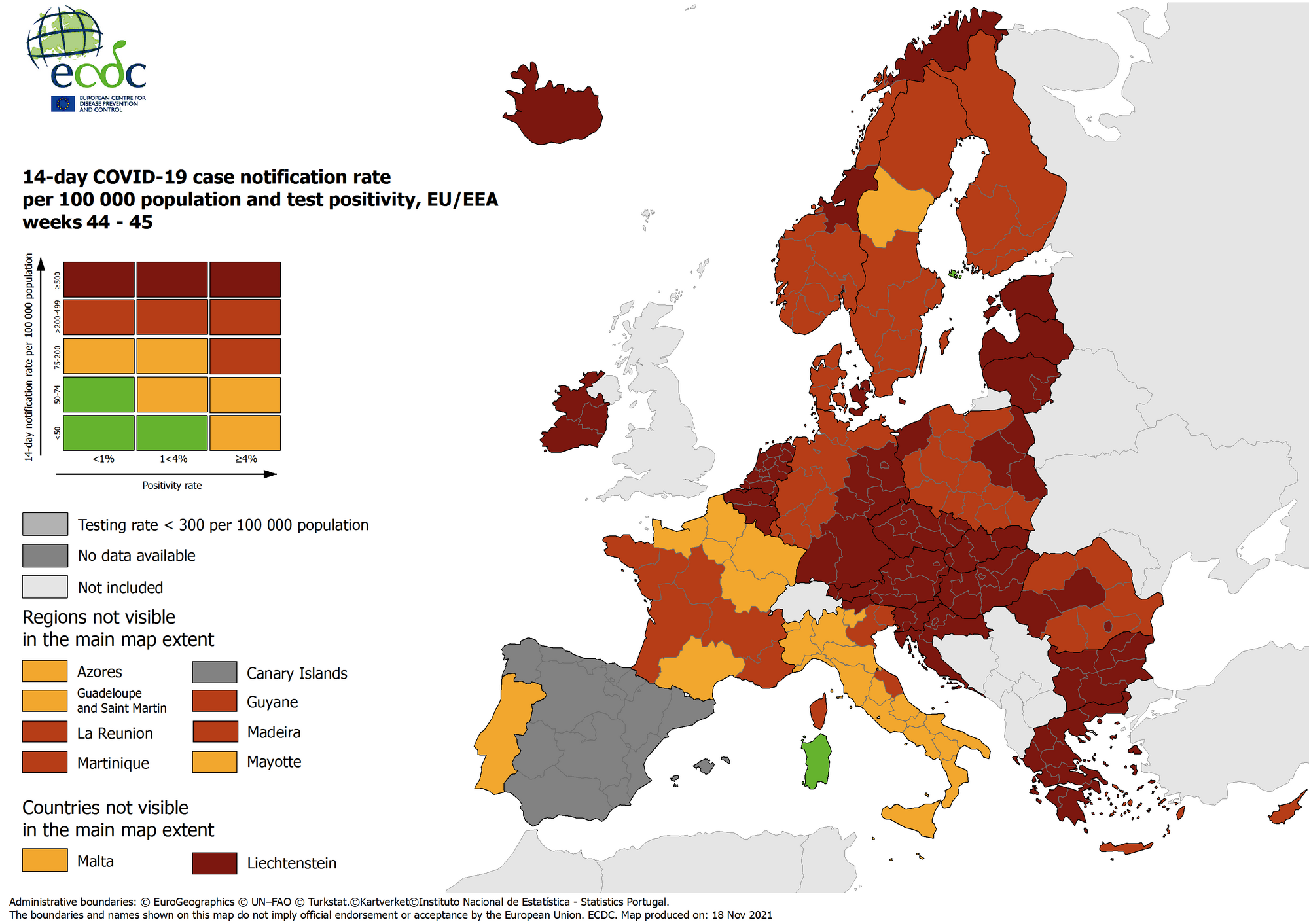 Európai járványtérkép