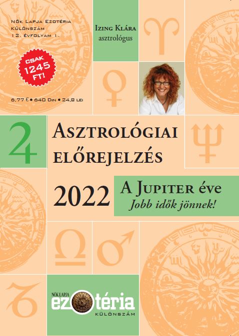 Izing Klára Asztrológiai előrejelzés 2022 könyv