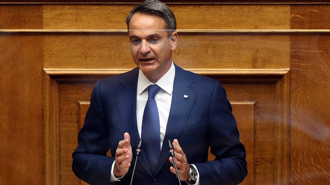 Kiriákosz Micotákisz görög miniszterelnök 