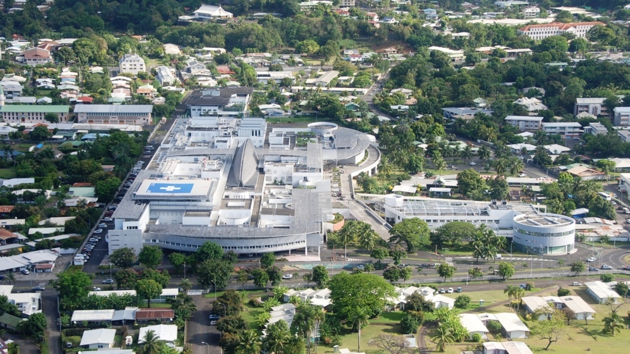 A Taaone kórház Tahitin (Fotó: //www.chpf.pf)
