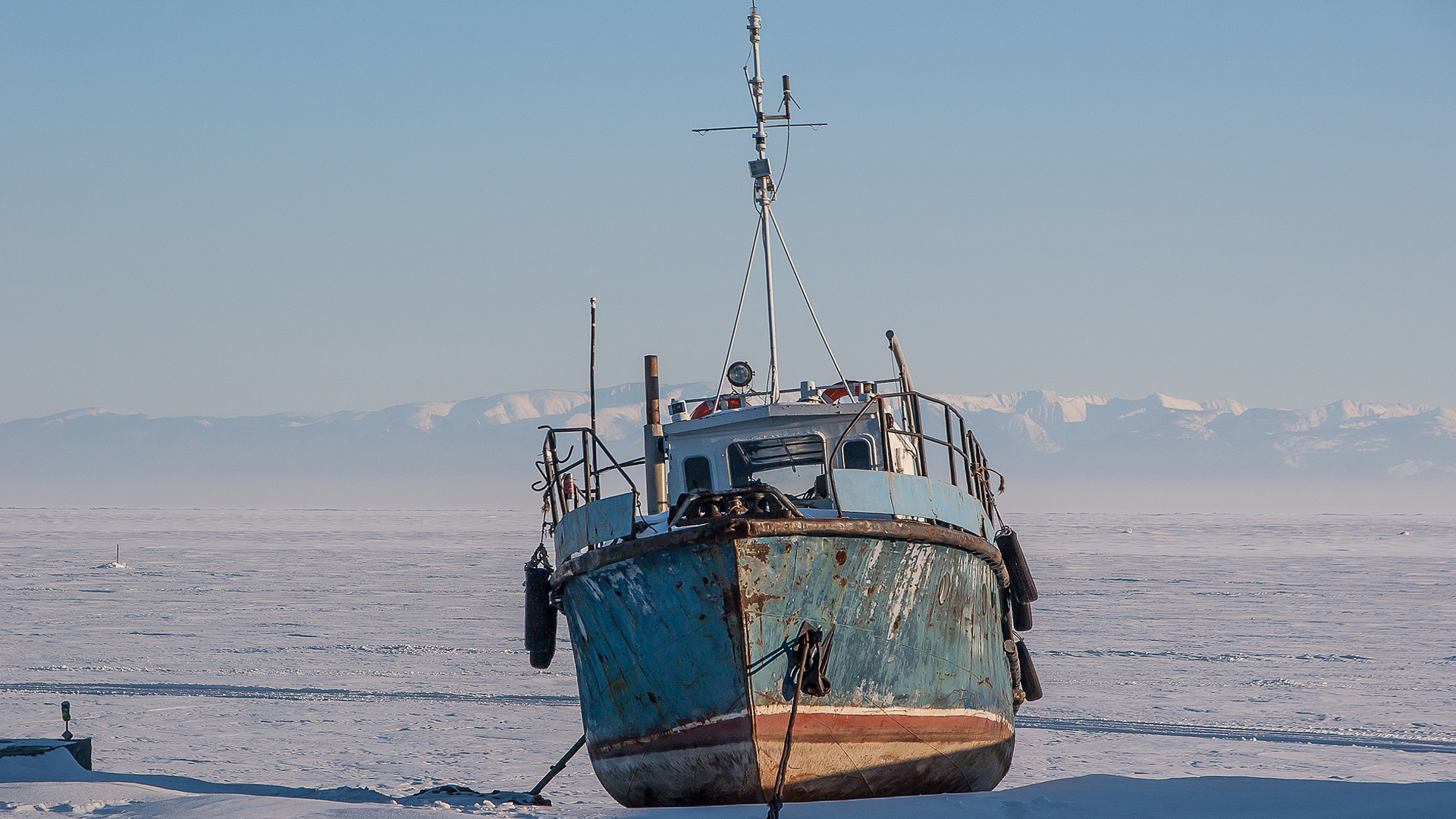 Képünk illusztráció, ez a befagyott Bajkál-tó Szibériában / Fotó: Unsplash