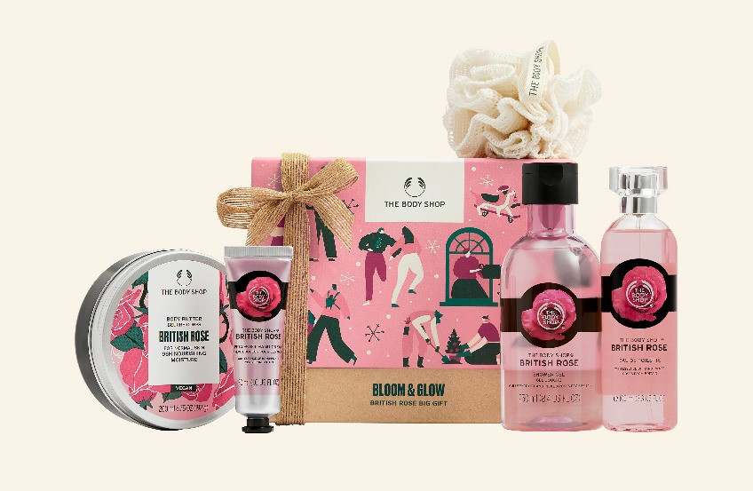 The Body Shop Virágzó British Rose ajándékdoboz