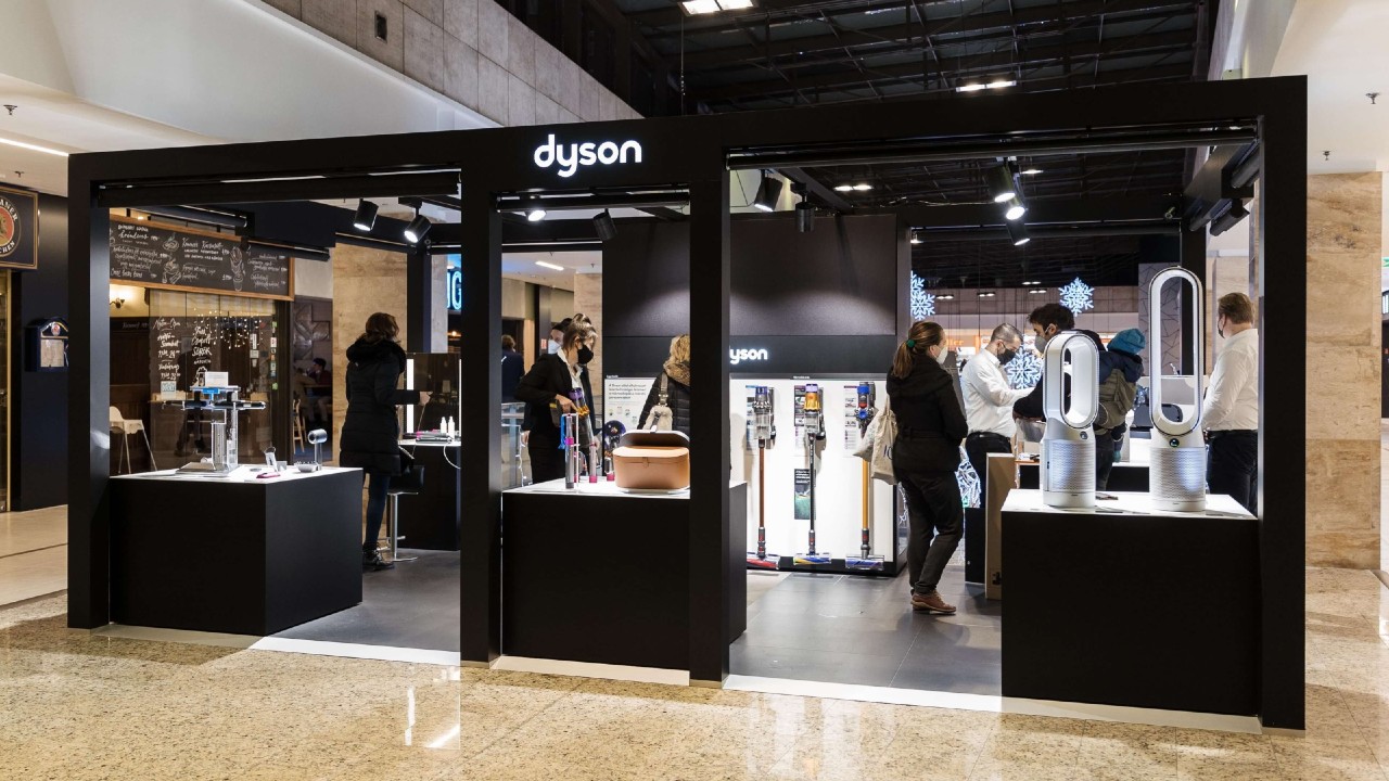 A Dyson budai pop-up store-ja
