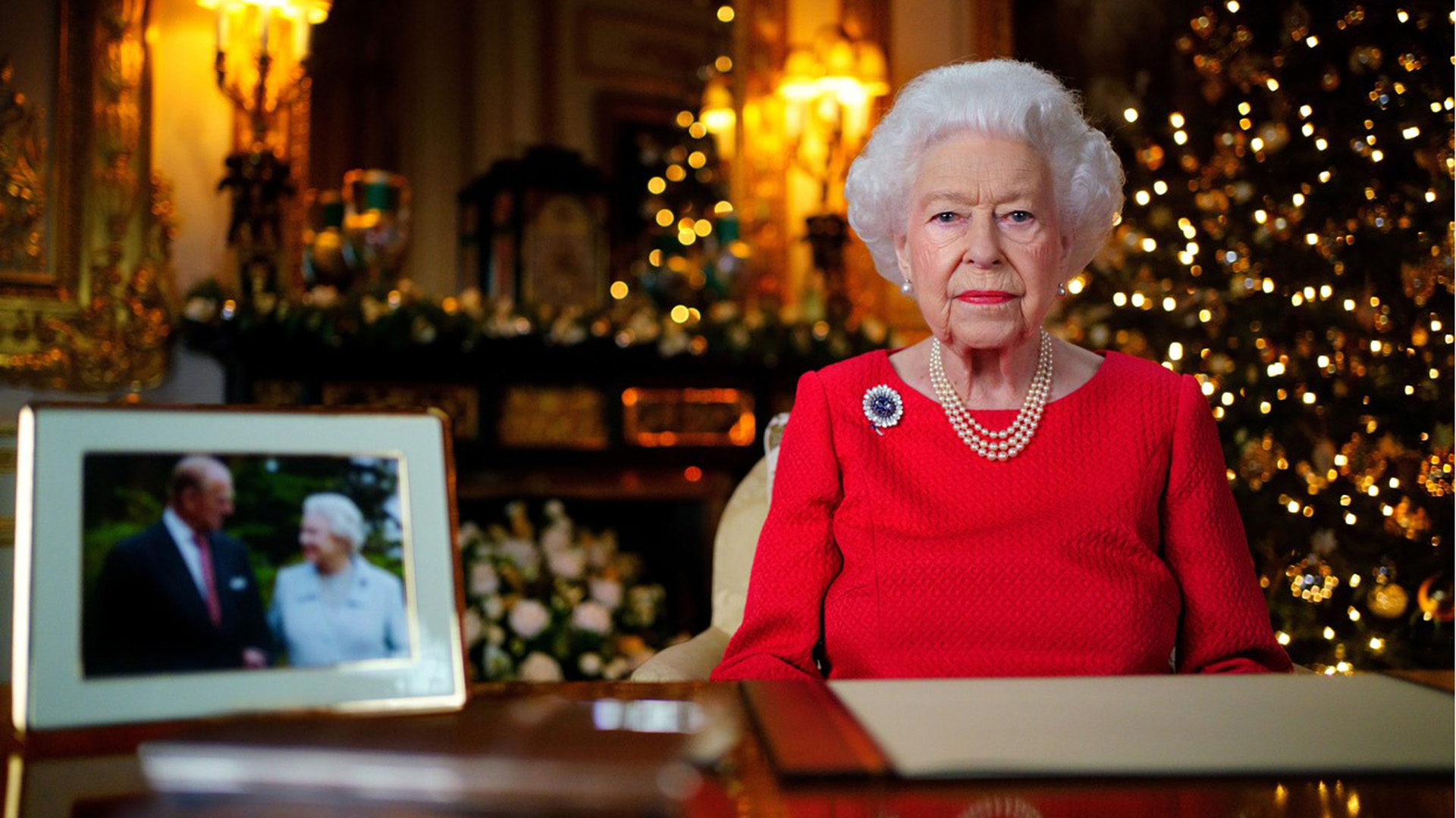II. Erzsébet szokásos karácsonyi beszédekor / Fotó: Profimedia