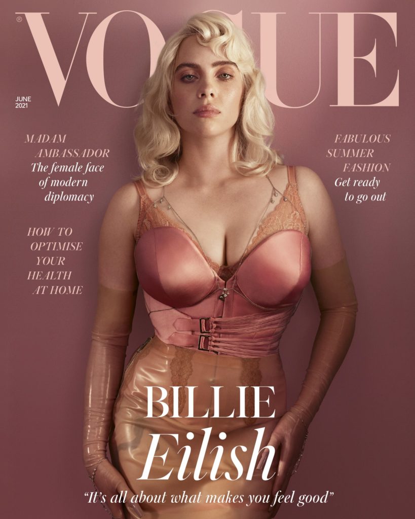 Billie Eilish Vogue átváltozás sztárok