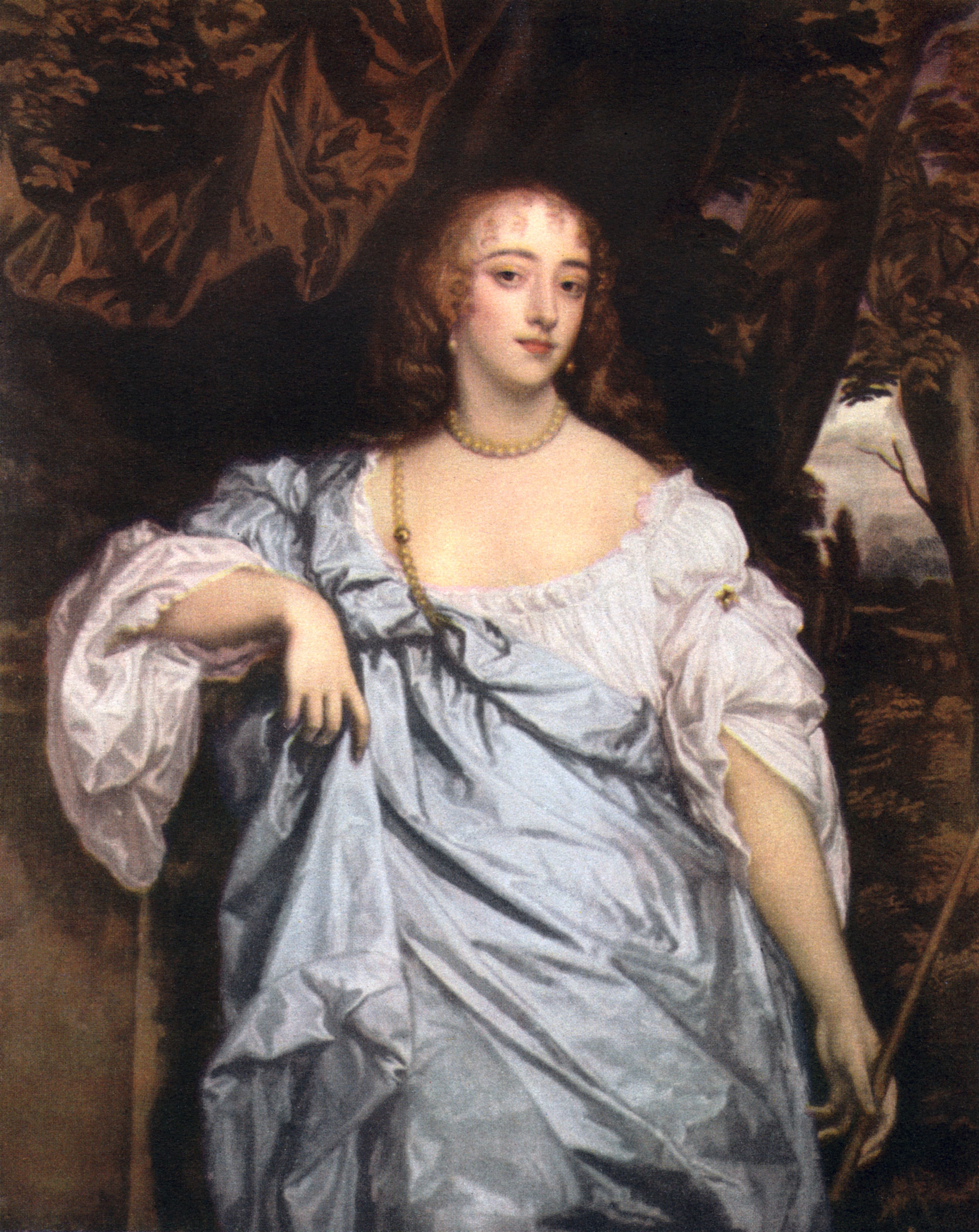 Elizabeth Bagot, Falmouth grófnője - festmény 1670 környékéről