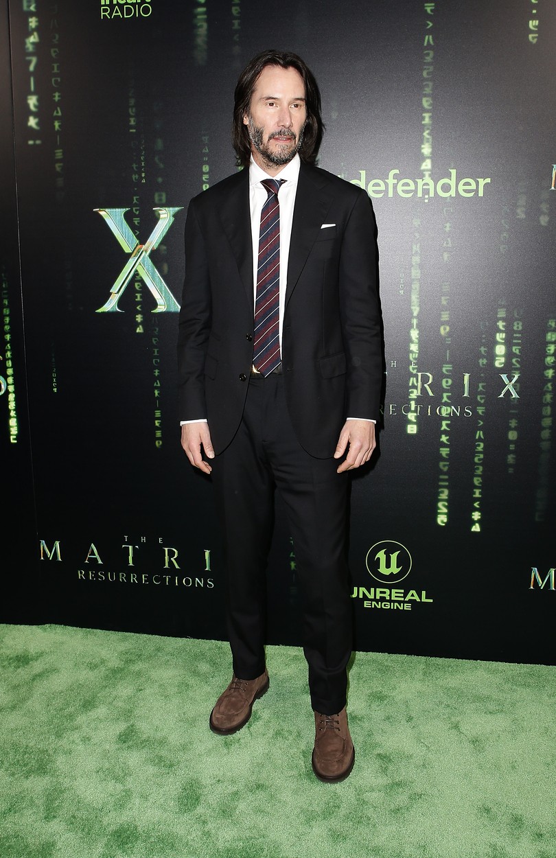 Keanu Reeves a Mátrix 4 premierjén 
