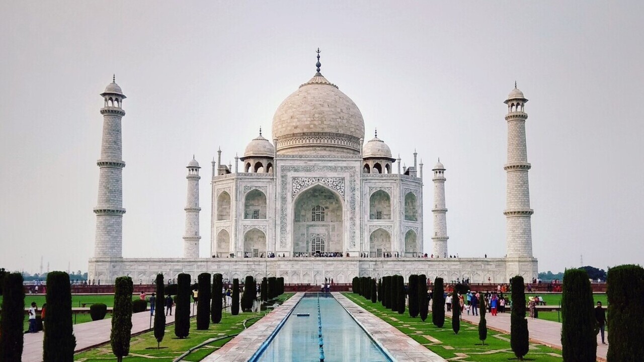 A Tádzs Mahal. Az eredeti (Fotó: Pexels.com)