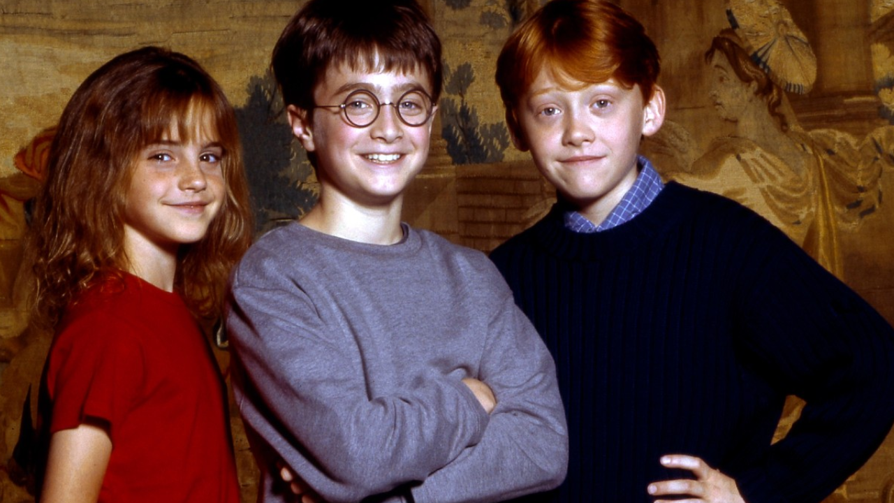 Daniel Radcliffe, Rupert Grint és Emma Watson