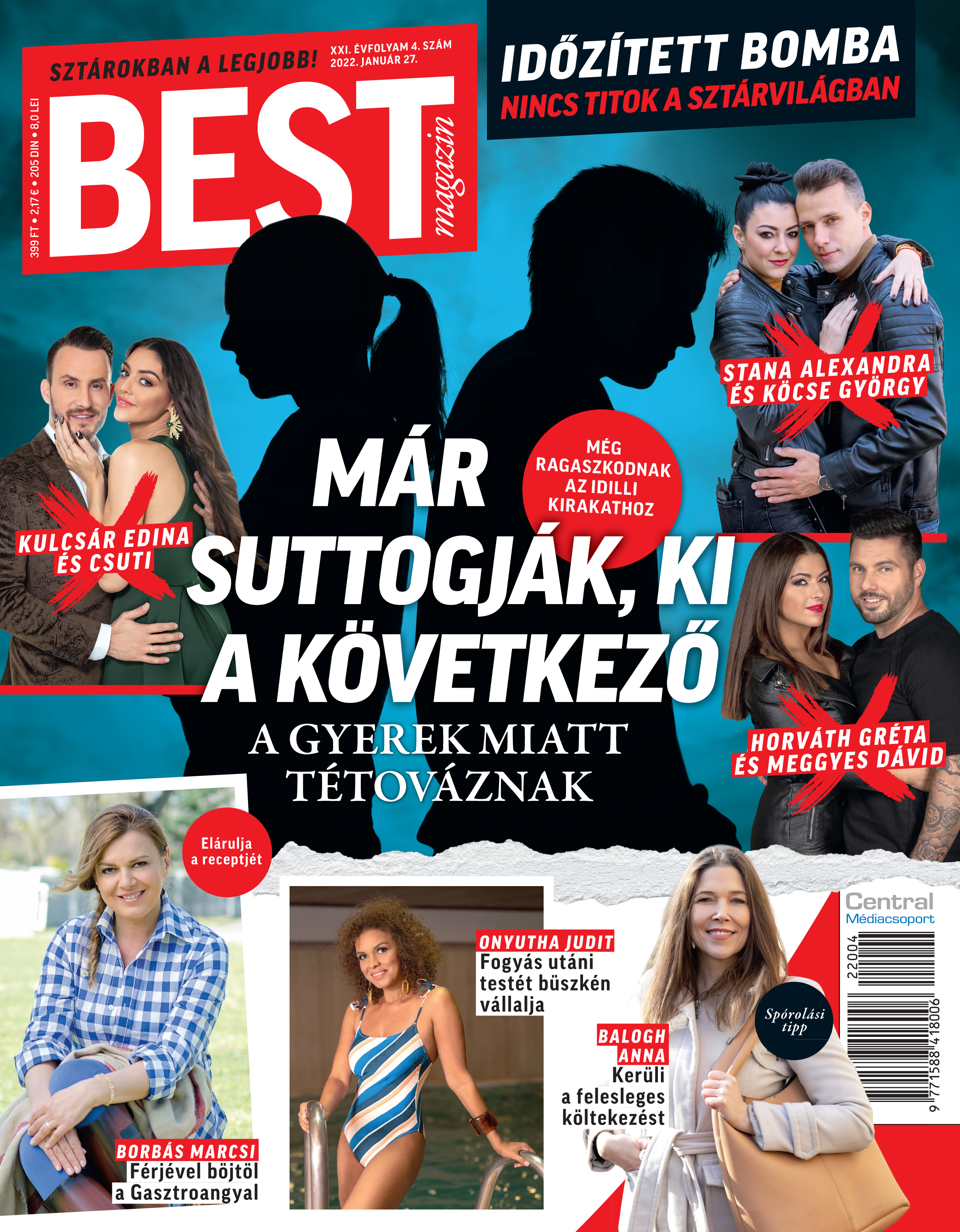 Balsai Móni és férje a Best magazinban