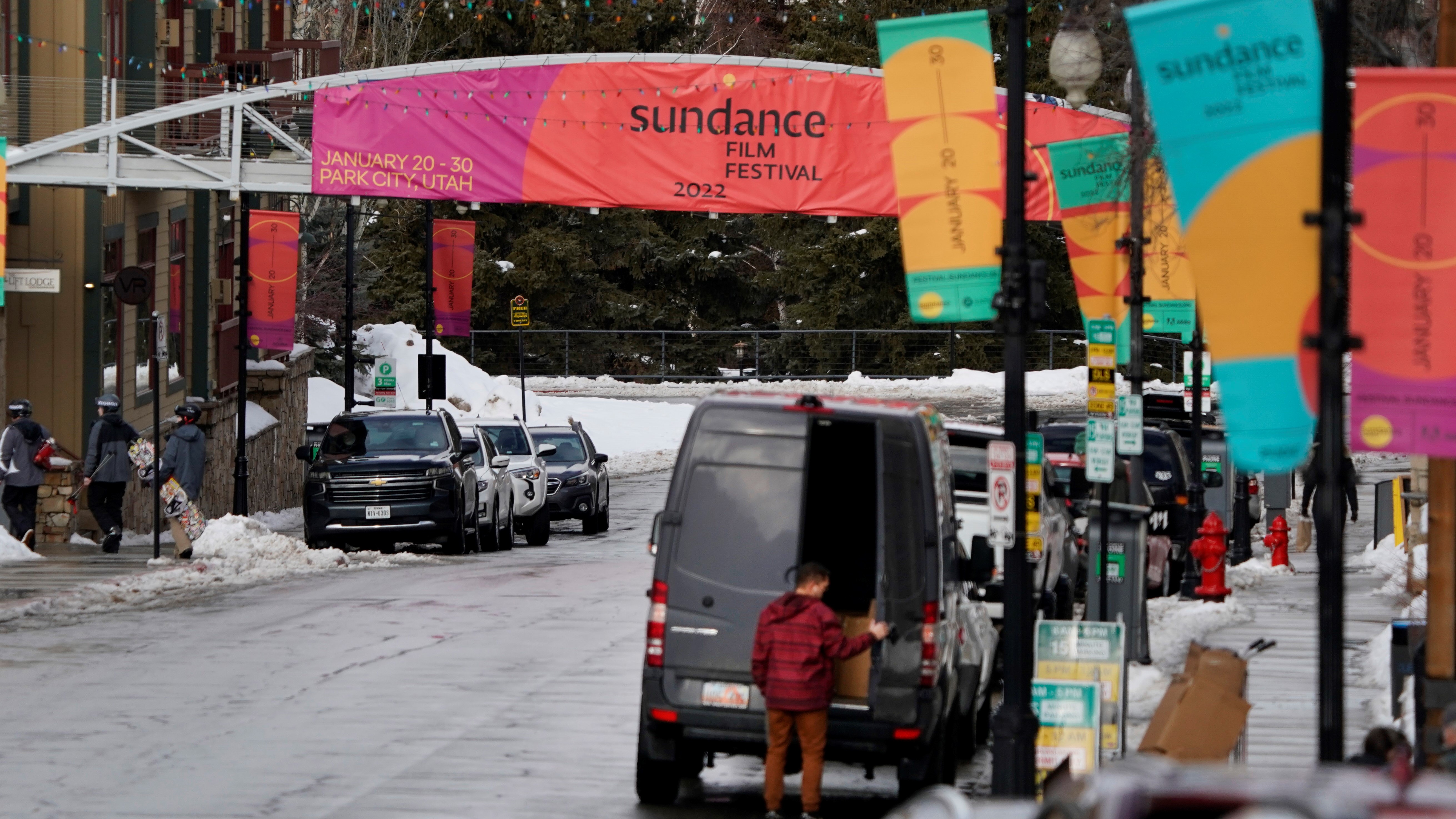 A koronavírus miatt online tartott Sundance filmfesztivál (Fotó: George Frey/Getty Images)