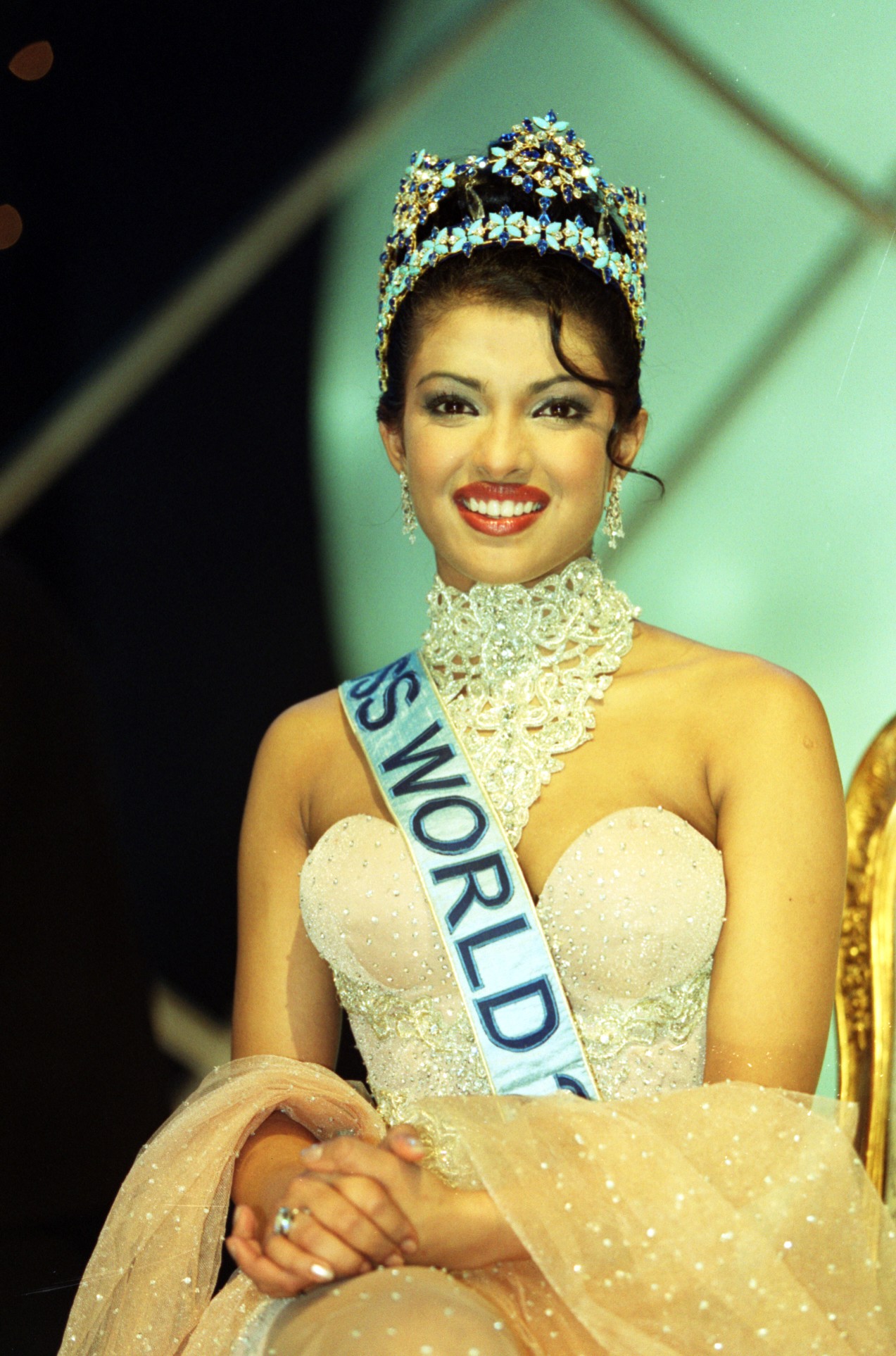 Priyanka Chopra 2000-ben a Miss World-ön