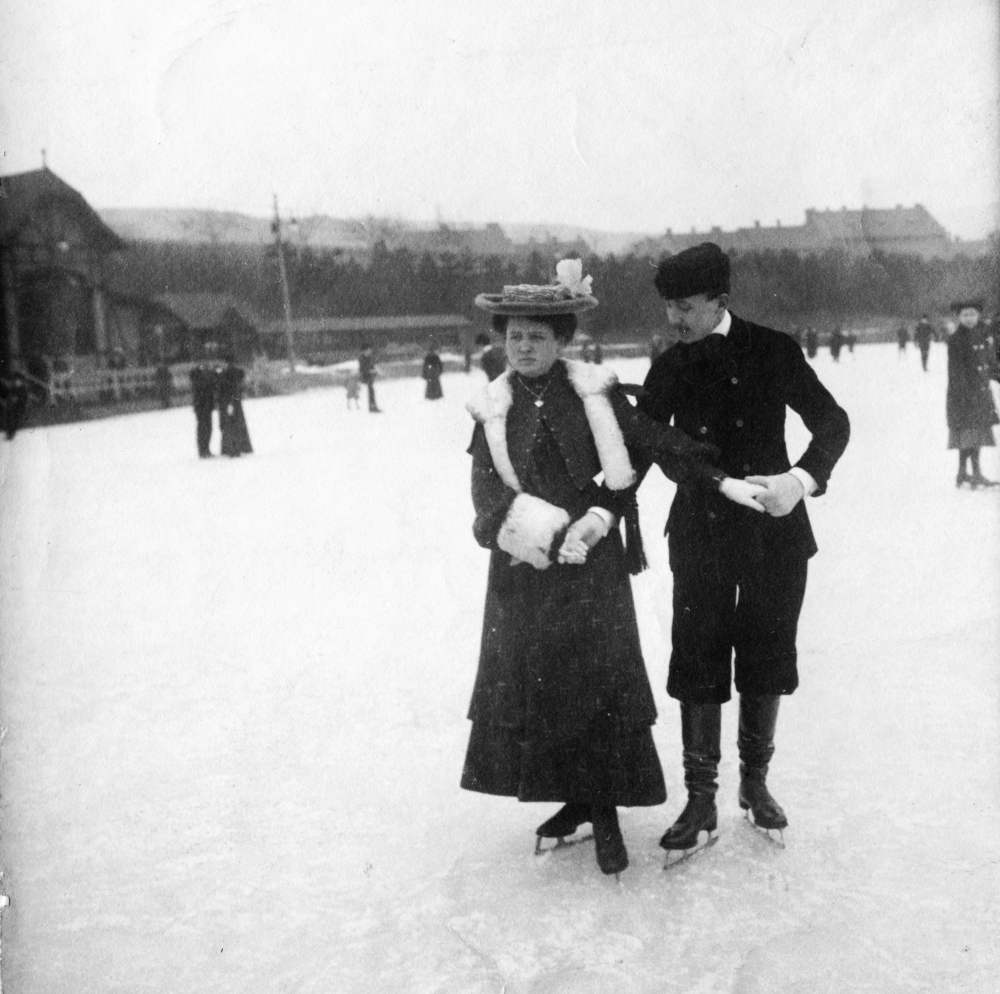 A korcsolyapálya 1916-ban