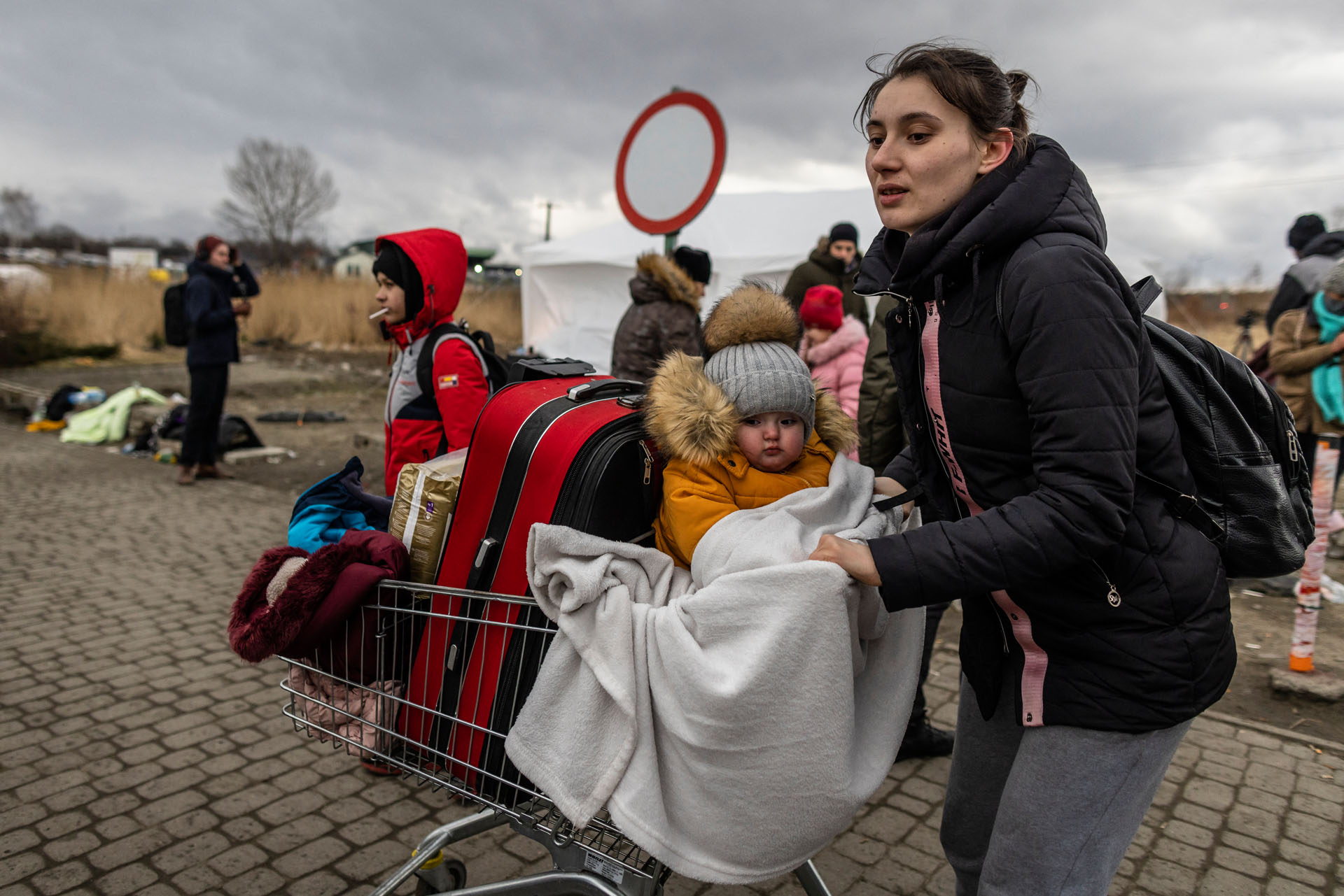 ukrajna ukrán orosz háború menekültek putyin