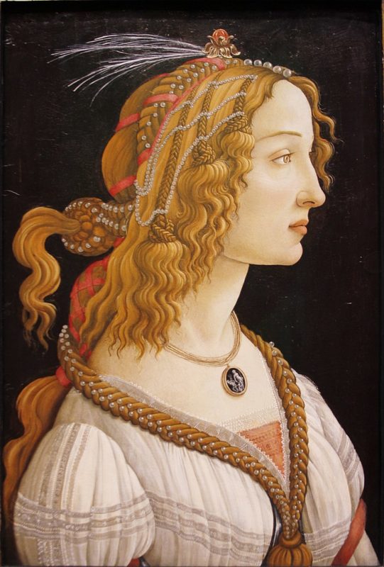 Sandro Botticelli: Egy fiatal nő portréja
