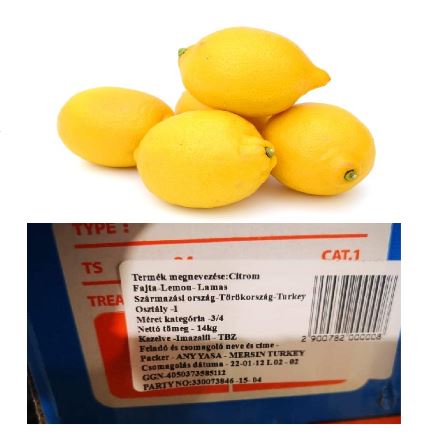 Auchan citrom termékvisszahívás