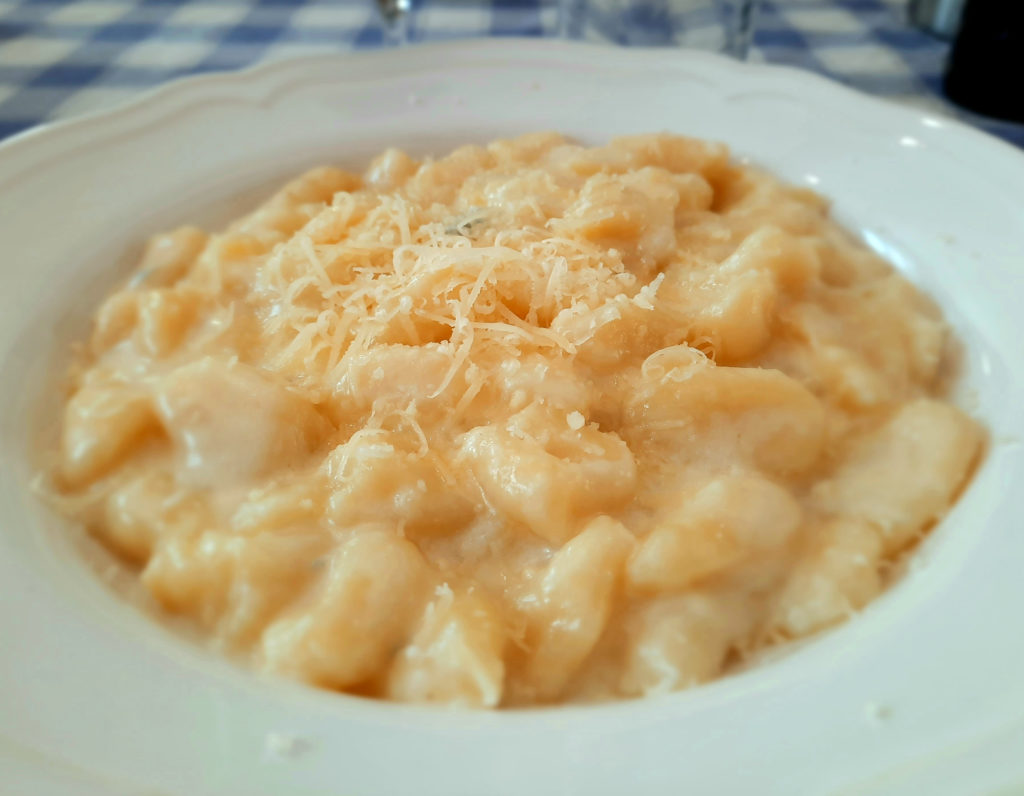 gnocchi and cheese