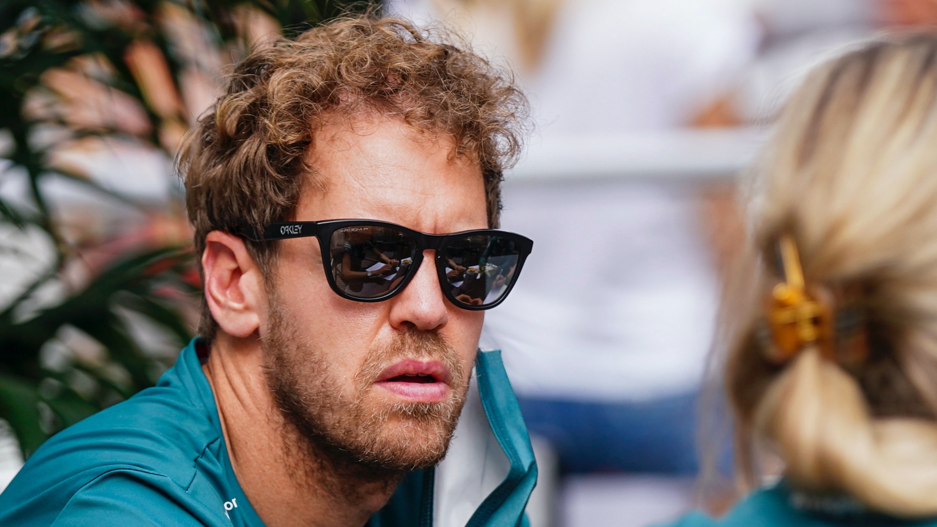 Sebastian Vettel, az Aston Martin német versenyzõje a Forma-1-es autós gyorsasági világbajnokság austini futamának, az Egyesült Államok Nagydíjának helyszínén, a Circuit of The Americas pályán 2021. október 21-én.