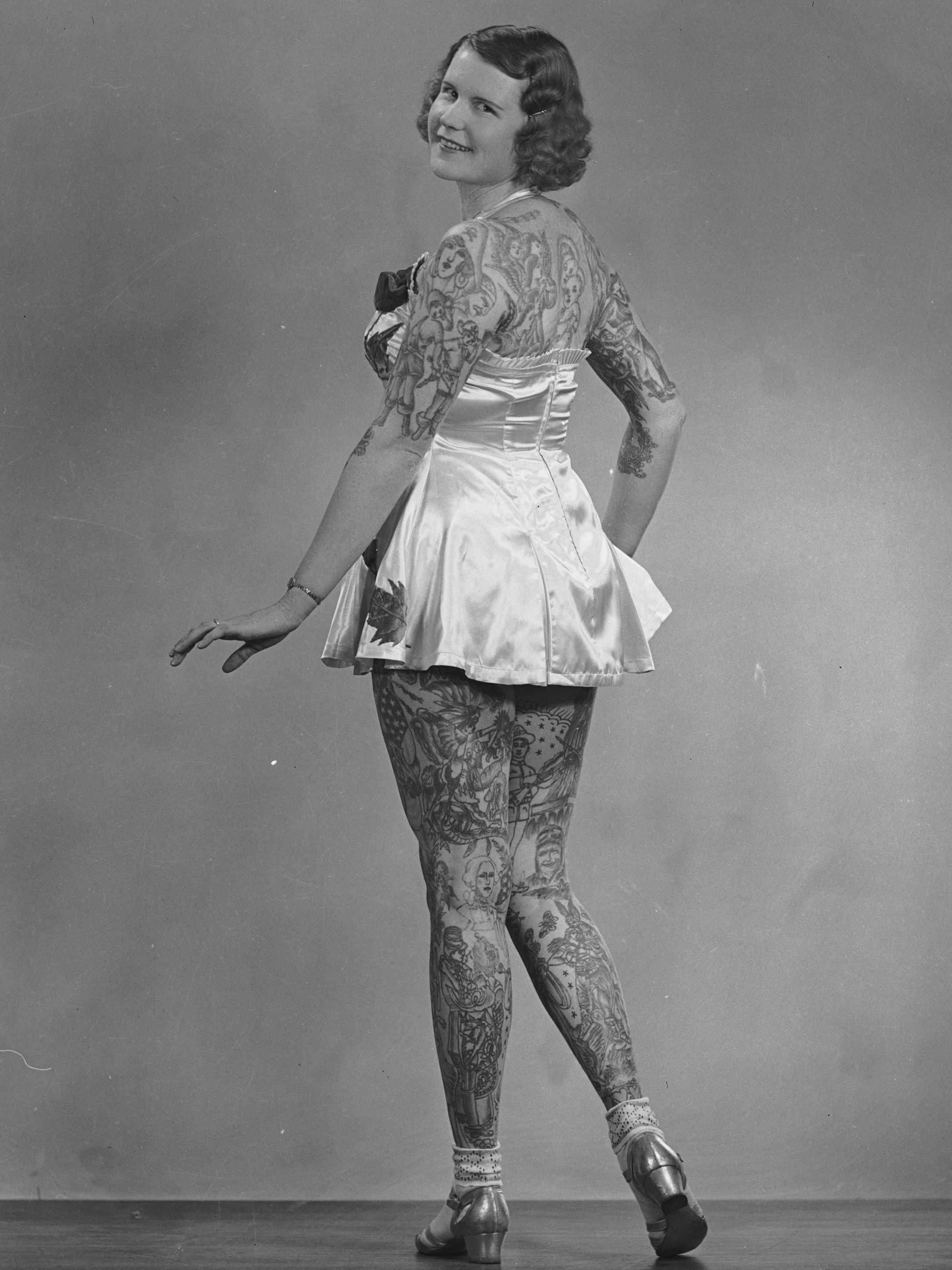 Betty Broadbent, a Tetovált Vénusz (fotó: Wikipedia)