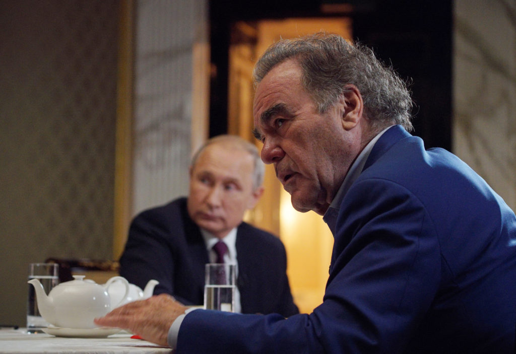 Vlagyimir Putyin és Oliver Stone