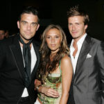 David Beckham és Victoria és Robbie Williams