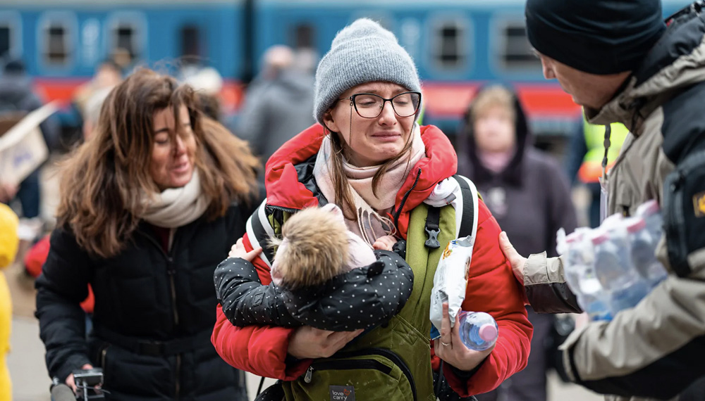 önkéntes munka orosz-ukrán háború kiégés menekültek