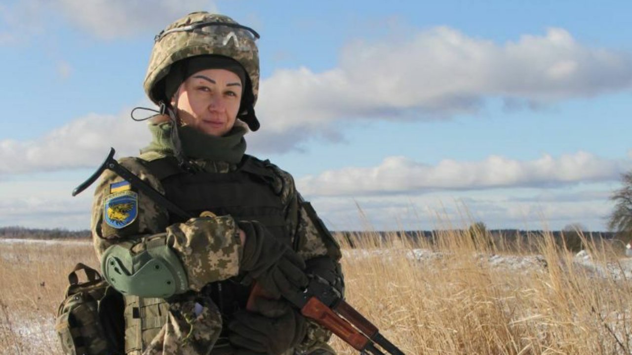 Olga Szemidjanova ukrán katonaorvosnő
