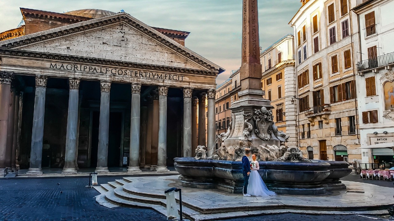 Esküvői fotózás Rómában