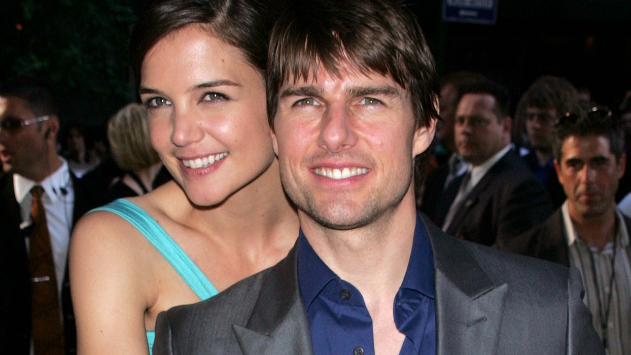 Katie Holmes és Tom Cruise a Világok harca bemutatóján