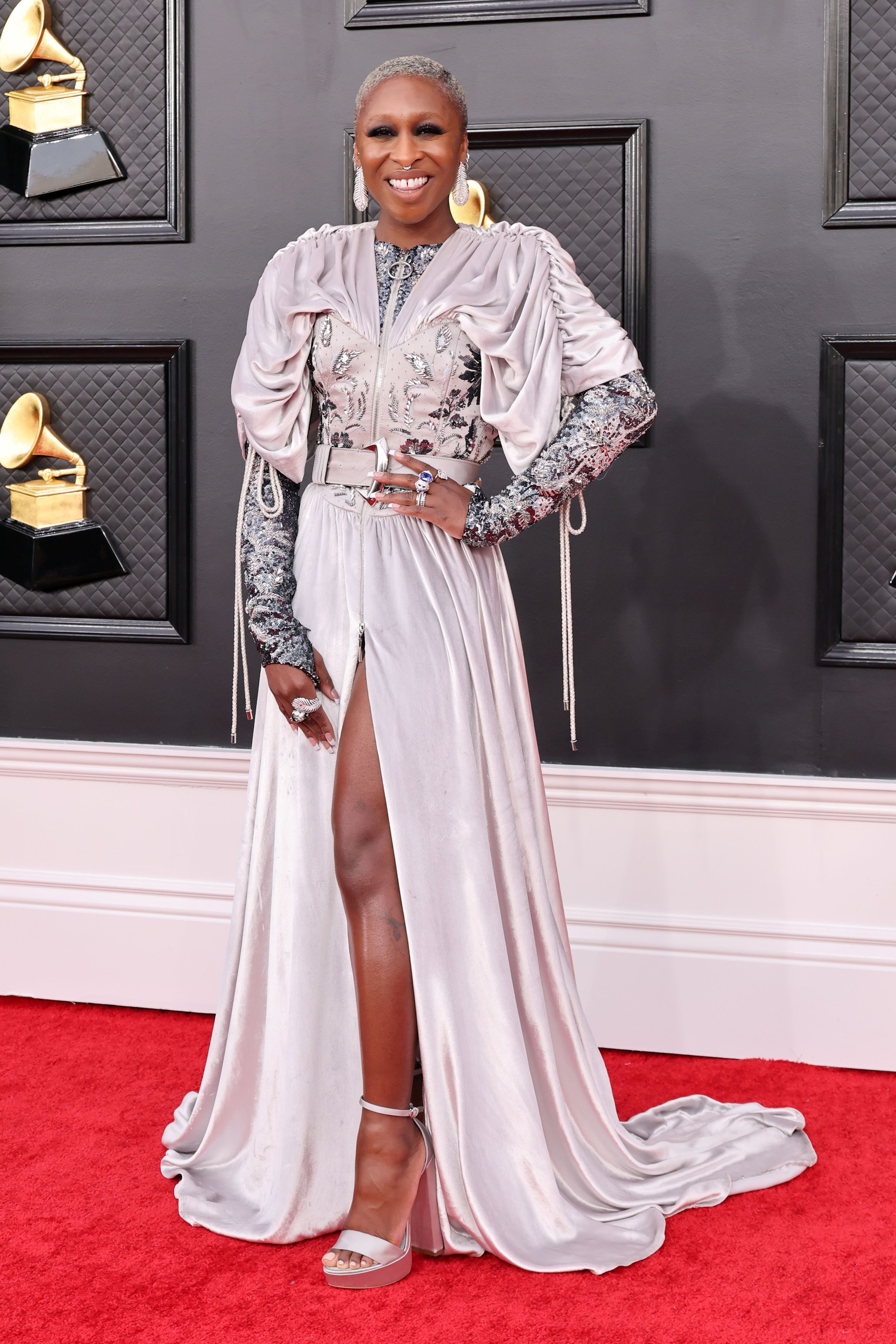 Cynthia Erivo a 64. Grammy-gálán (Fotó: Amy Sussman/Getty Images)