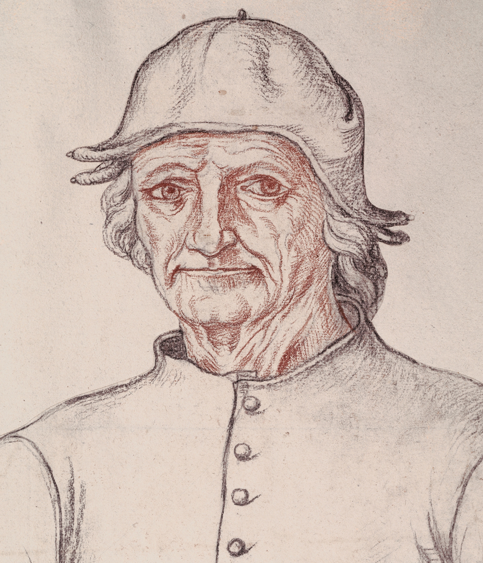 Hieronymus Bosch - talán autentikus - portréja (forrás: Wikipedia)