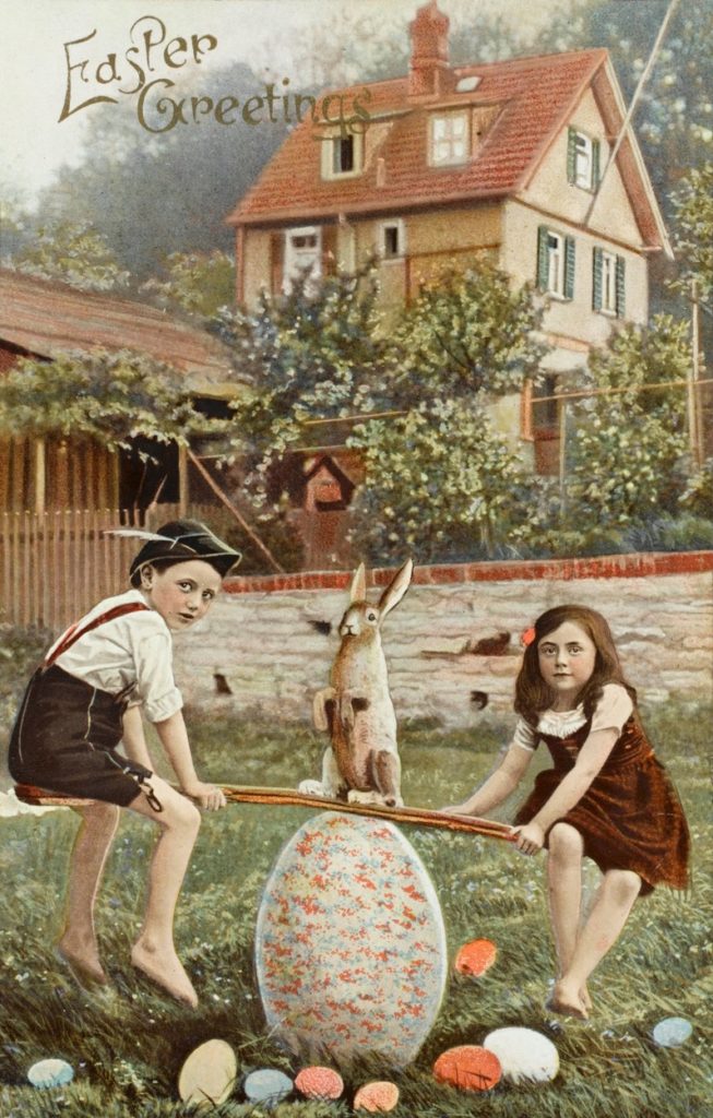 Húsvéti képeslap, 1909. (Fotó: Profimedia)