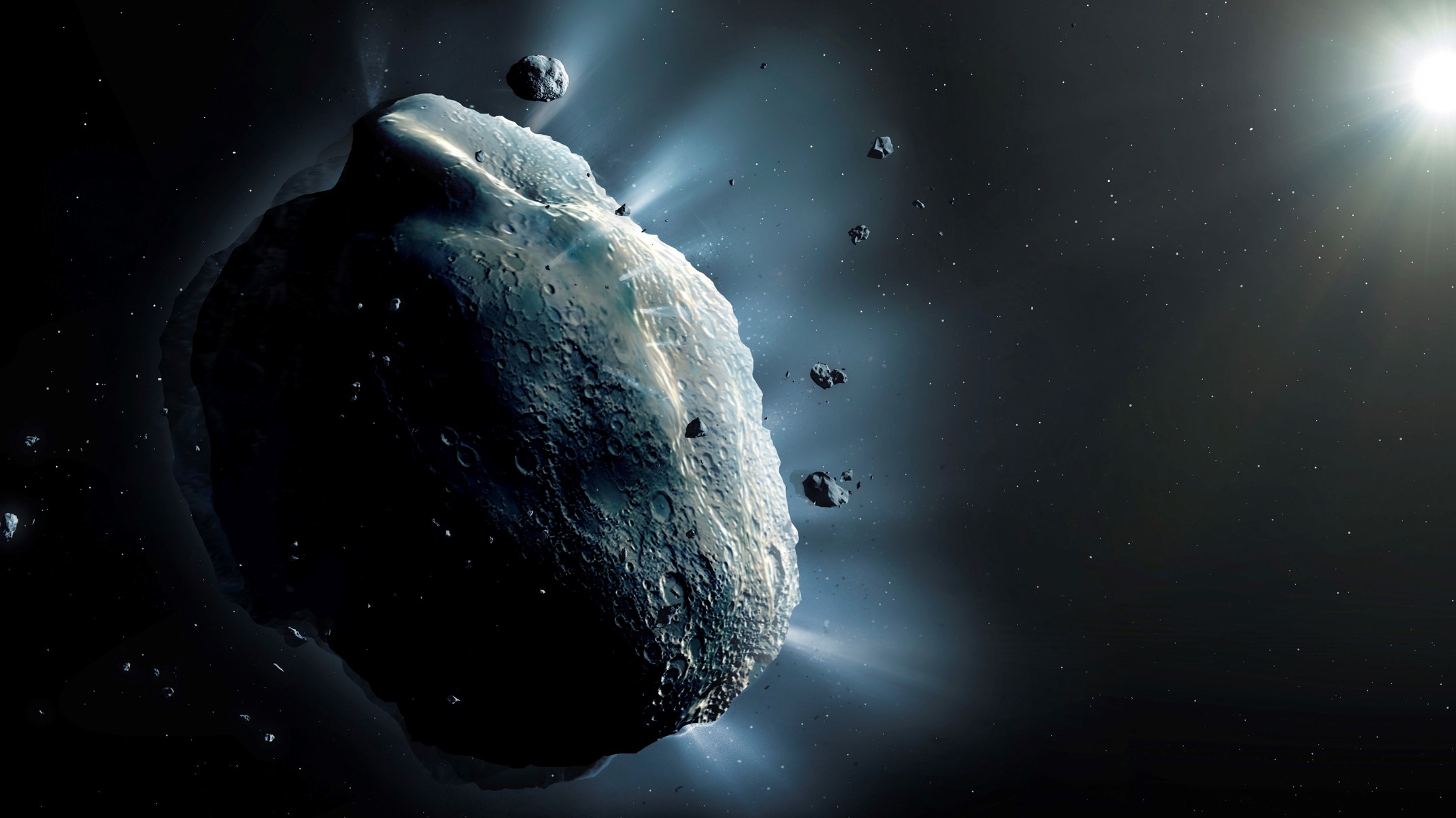 Aszteroida az űrben