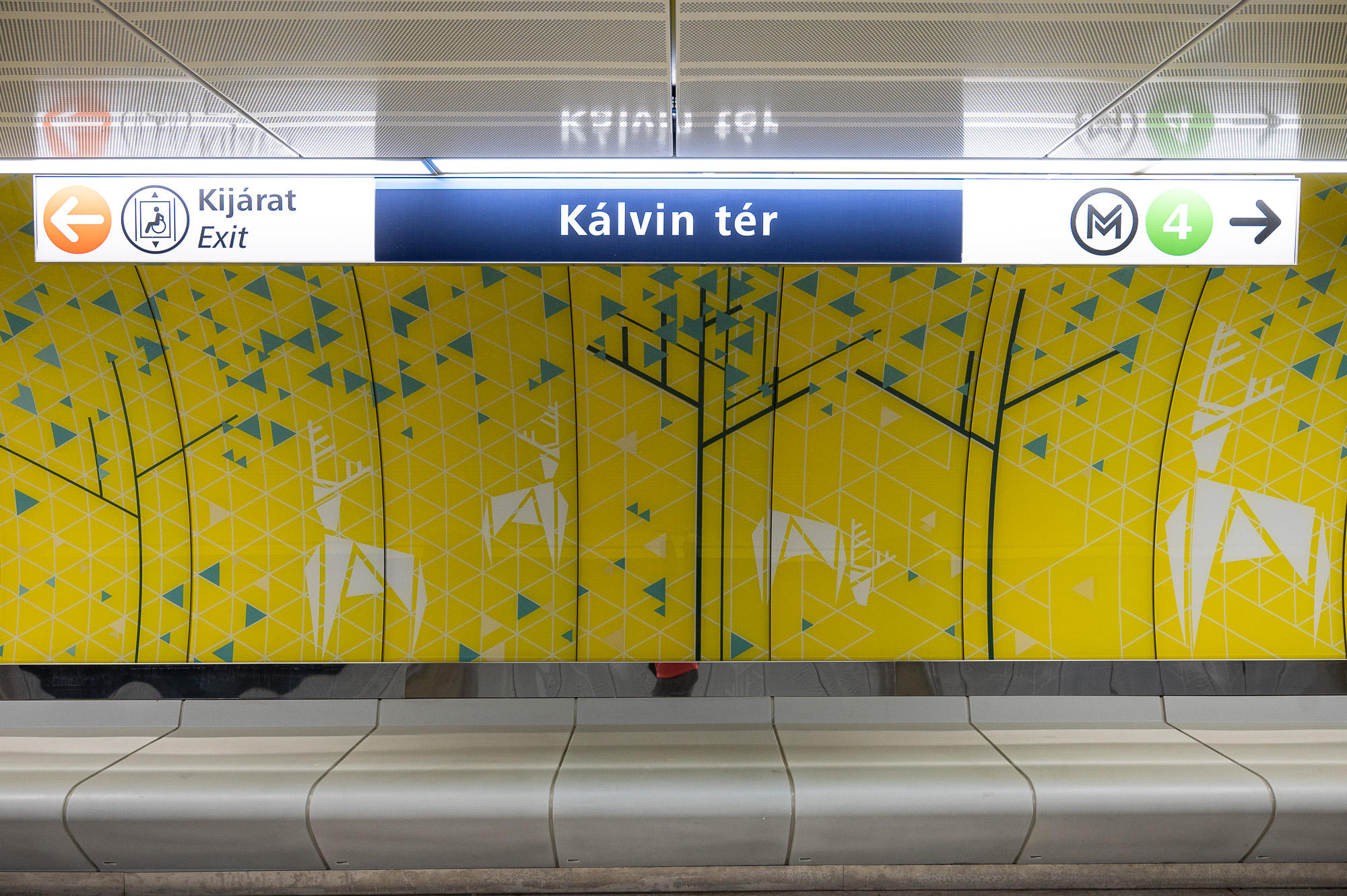 A 3-as metró Kálvin téri állomása