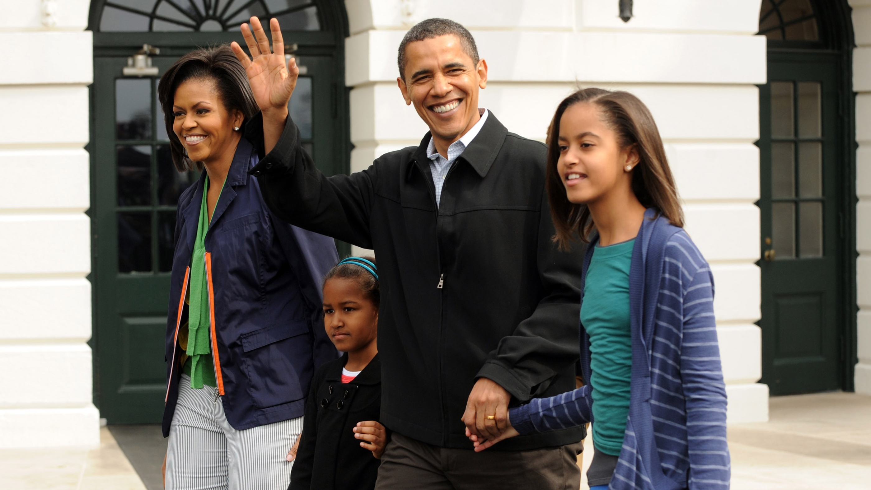 Az Obama család 2009-ben