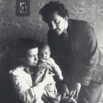 Hans Einstein és szülei 1904-ben