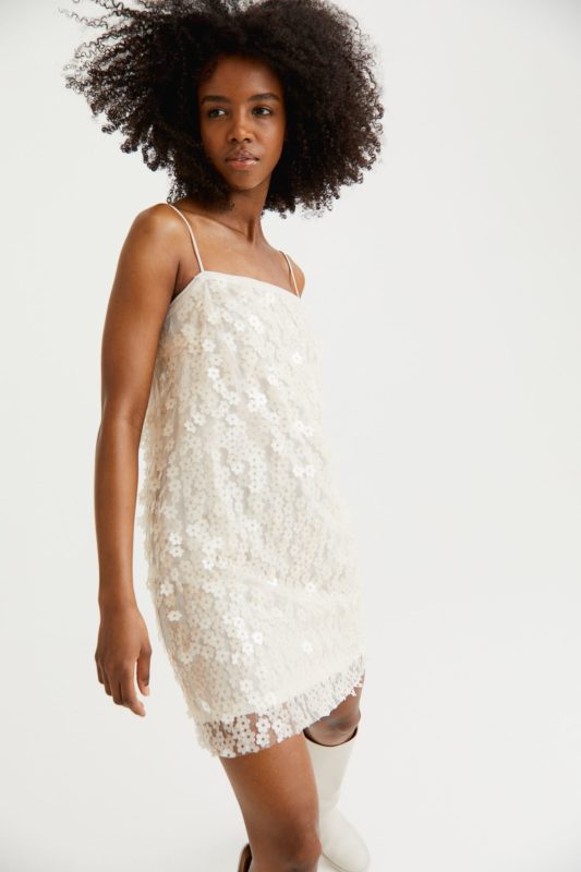 H&M fehér ruha