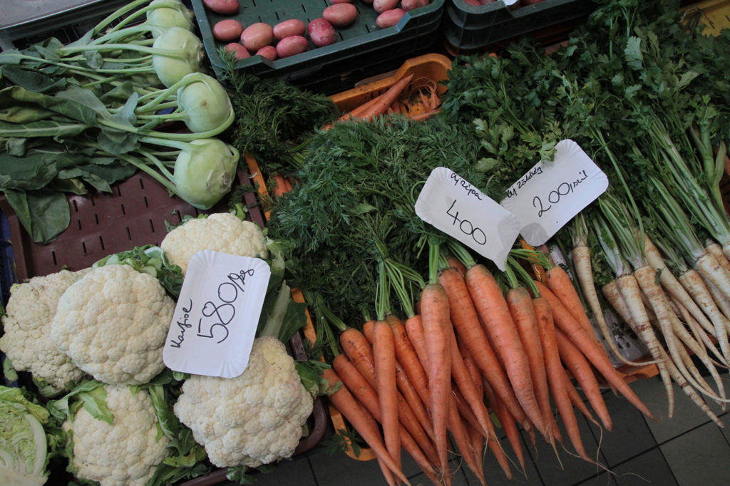 áremelkedés zöldség gyümölcs nagybani piac infláció