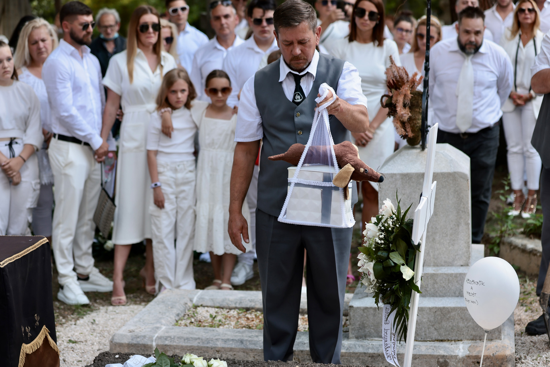 Berki Krisztián temetése búcsúztató Farkasréti temető