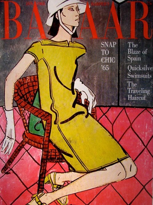 Donyale Luna első Harper's Bazaaar címlapja 