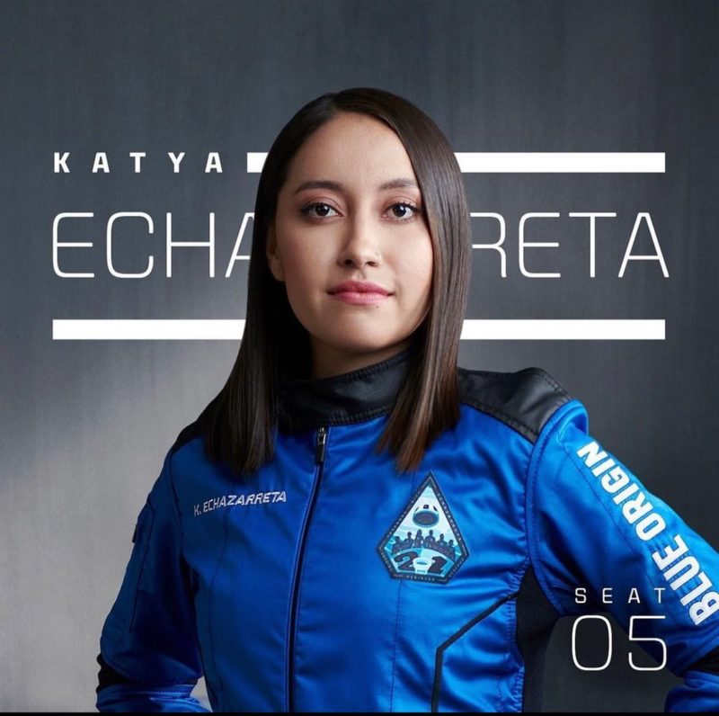 űrhajós Blue Origin Katya Echazarreta