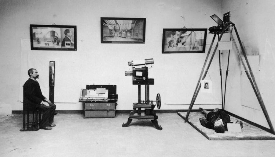 Bertillon az 1893-as chicagói világkiállításon (fotó: Wikipedia)
